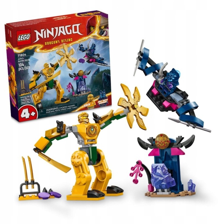 Lego(r) Ninjago 71804 Mech Bojowy Arina Dla Chłopca 4+