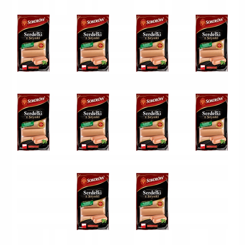 Srdíčka ze šunky 360 g Sokołów X10
