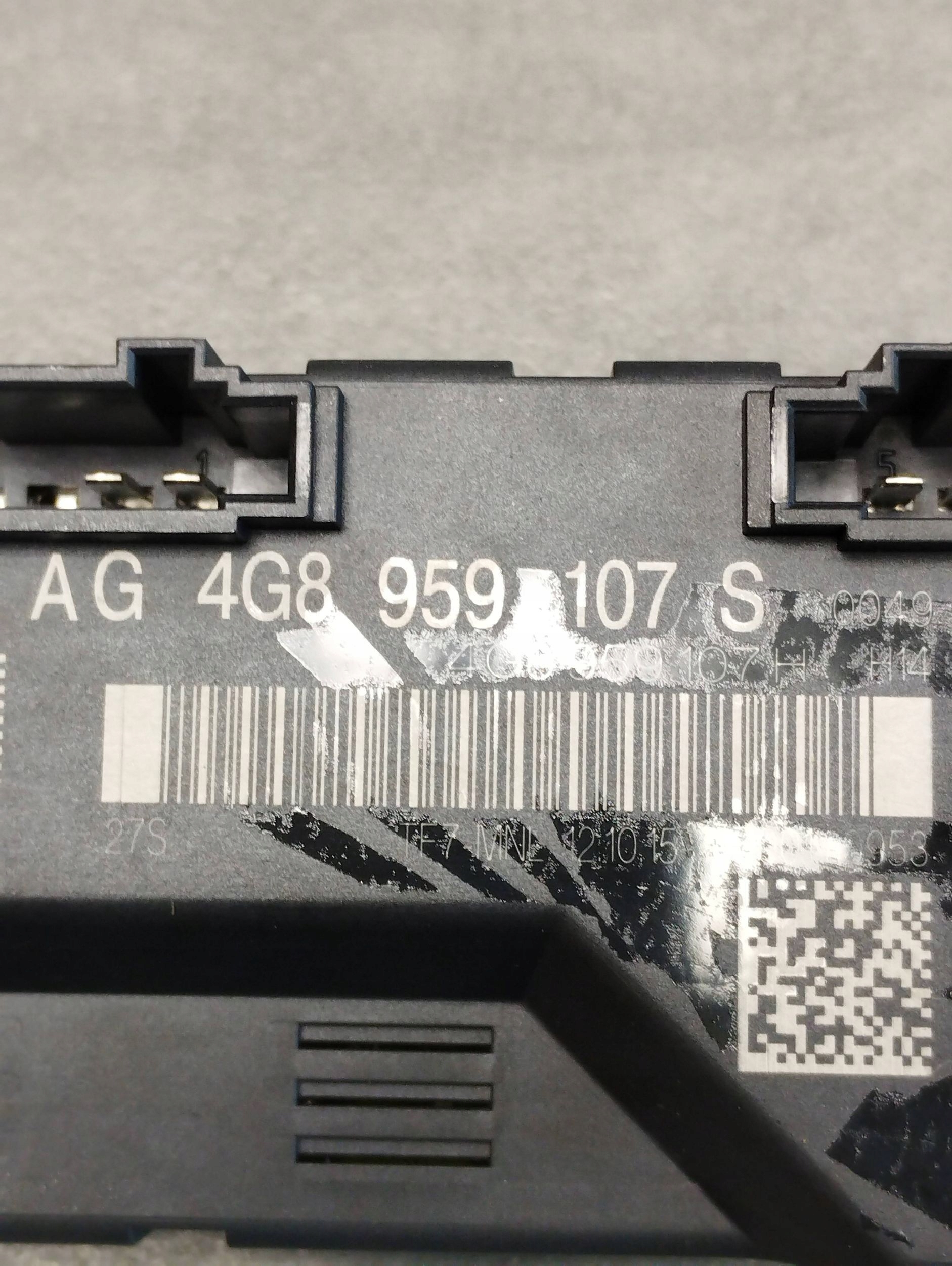Audi A7 4G 2016 module control unit bonnet 4G8959107S
