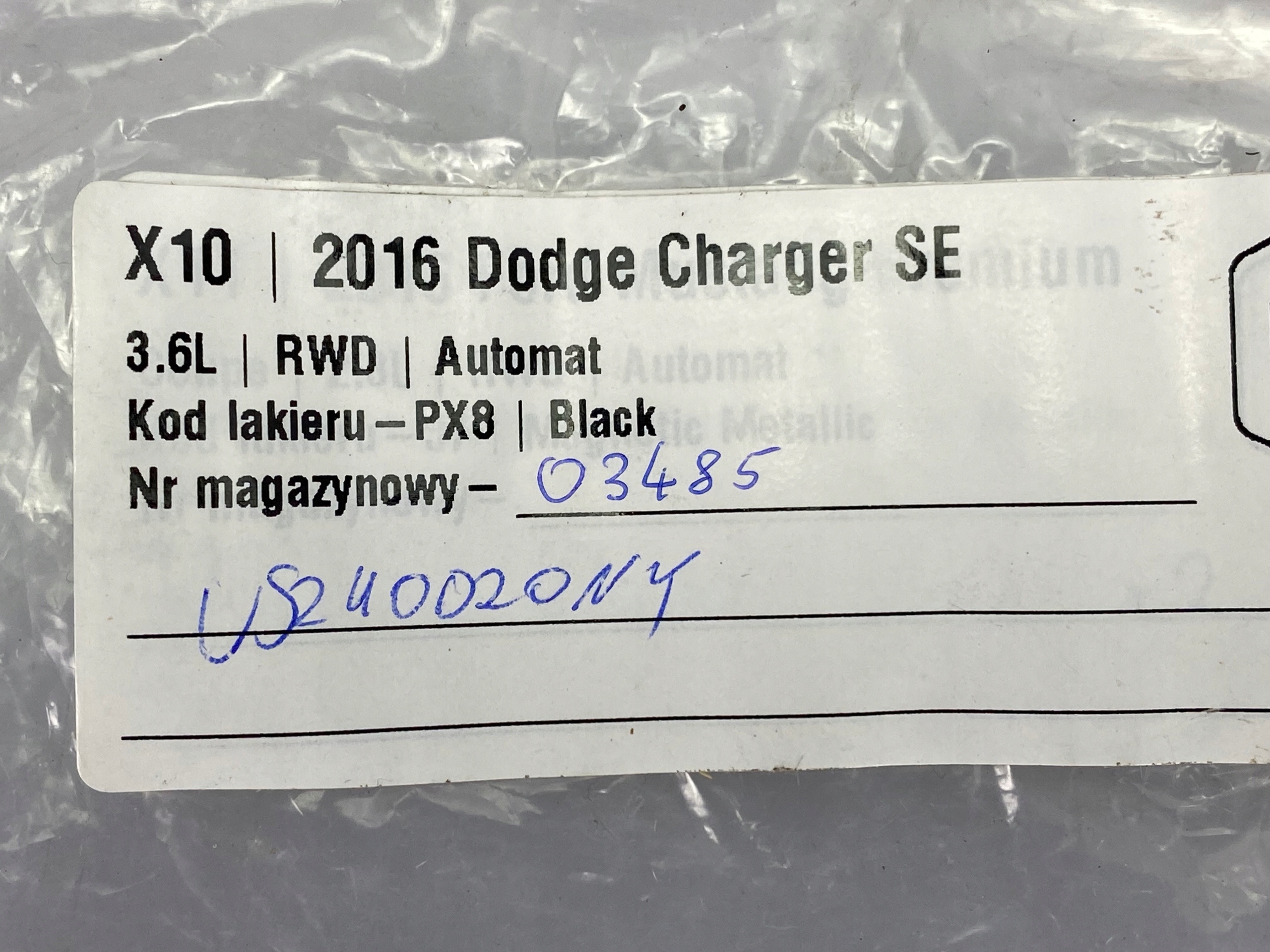 Spoiler lotka Dodge Charger 2015+USA
