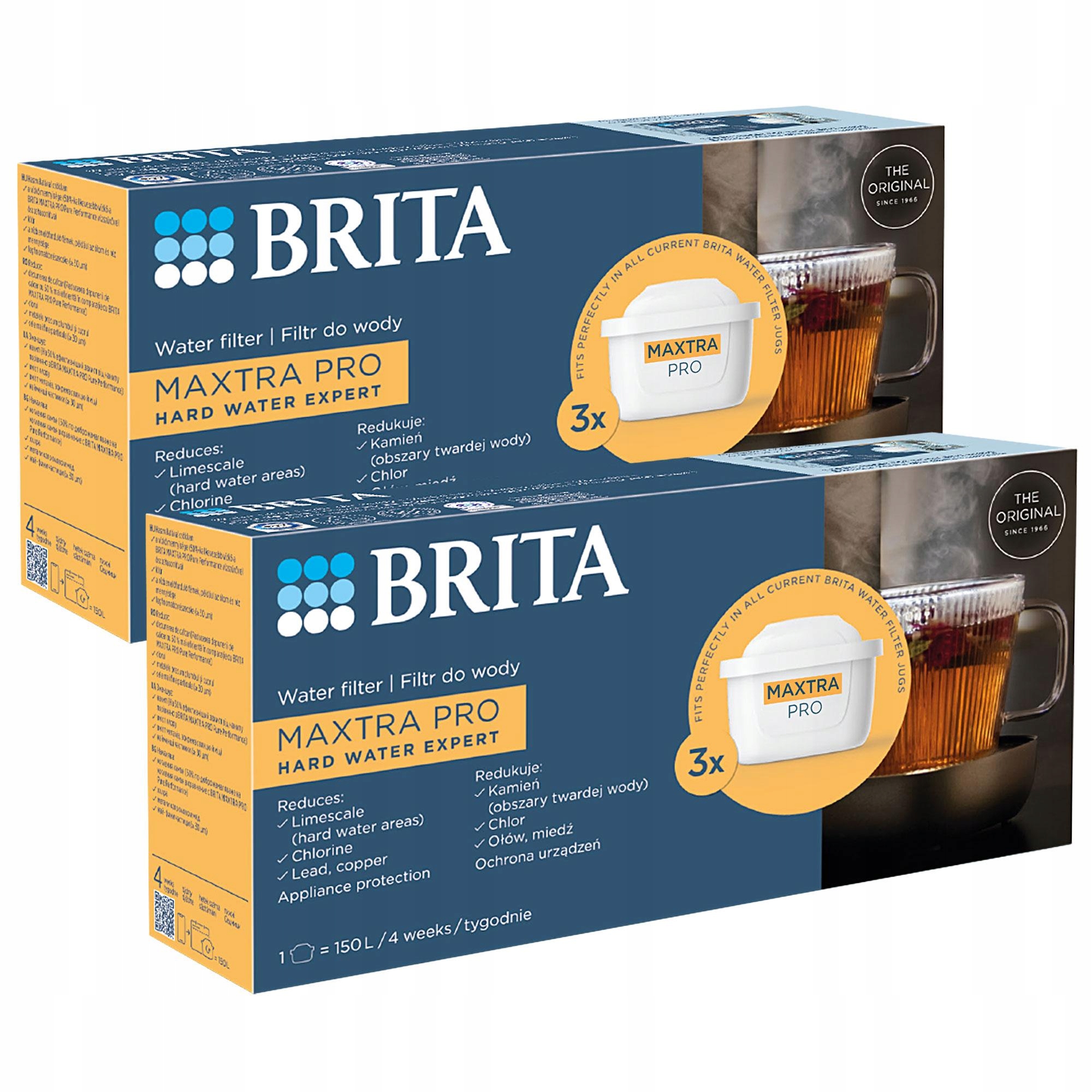 Filtr do twardej wody Brita Maxtra Pro Hard Water do dzbanek Brita 6x