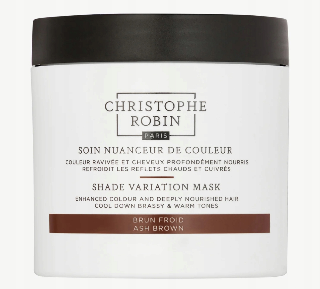 Christophe Robin odstín Variation Ash Brown Vyživující korekční barva maska