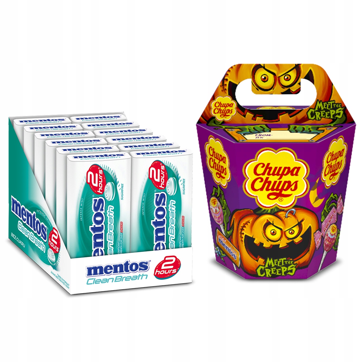Mentos Clean Breath pastylki Intense Mint 12x35g na Dzień Dziecka
