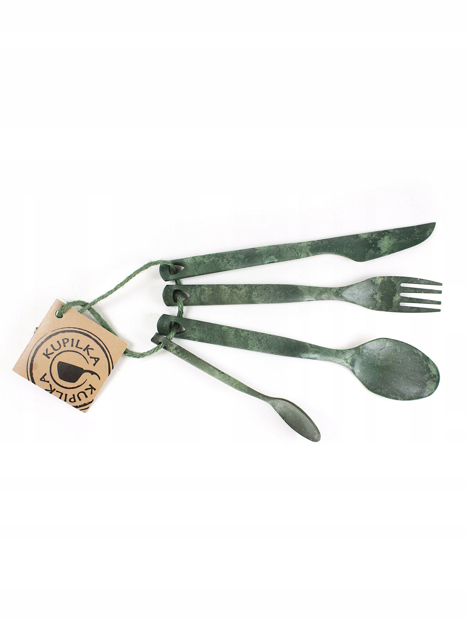 Sztućce turystyczne Kupilka Cutlery Box green