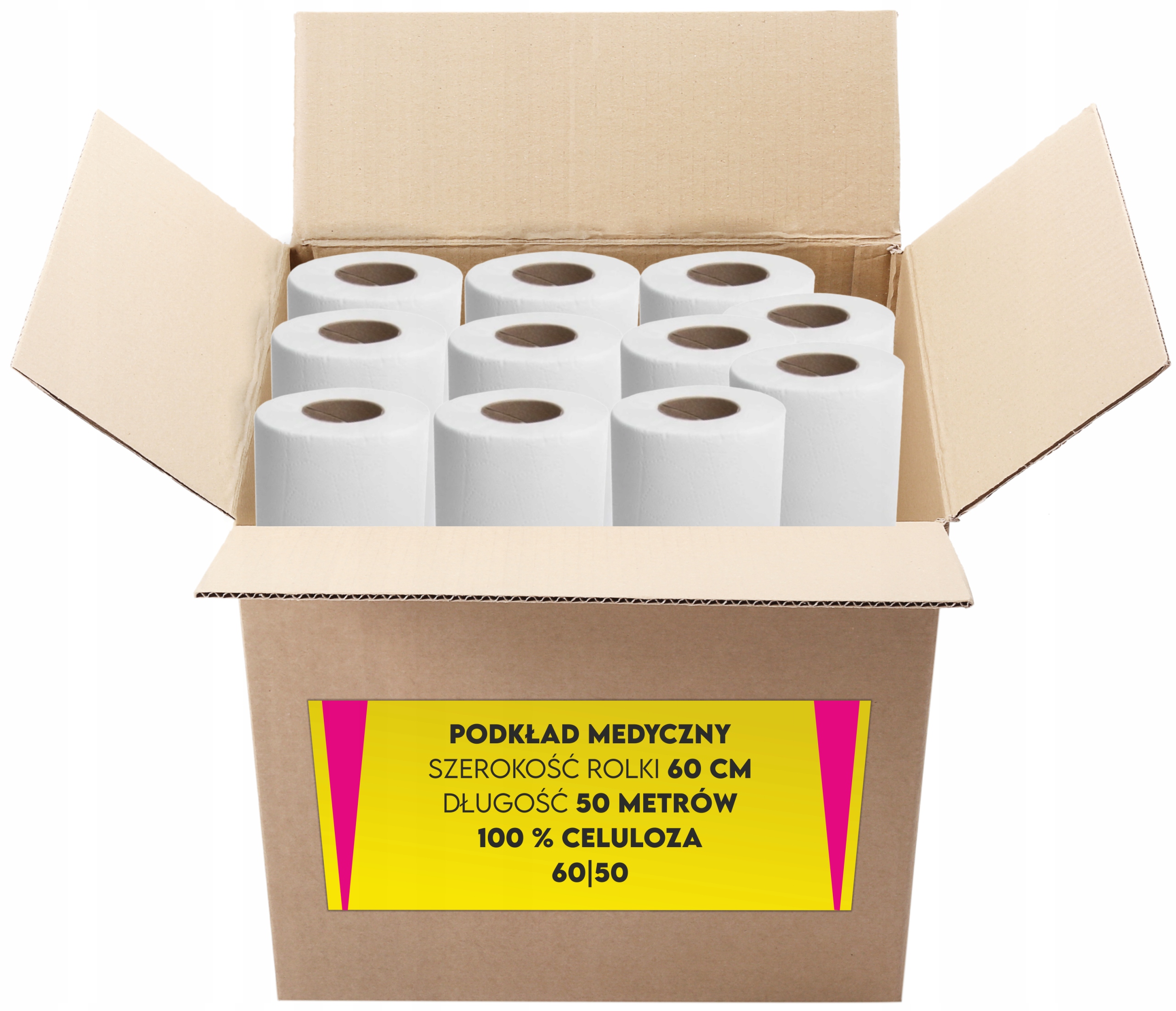 

Podkład Medyczny Papierowy Europrint 60X50 11 Rol