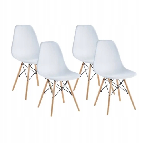 Set 4 stoličiek Matera Saska Garden 1028446 biely