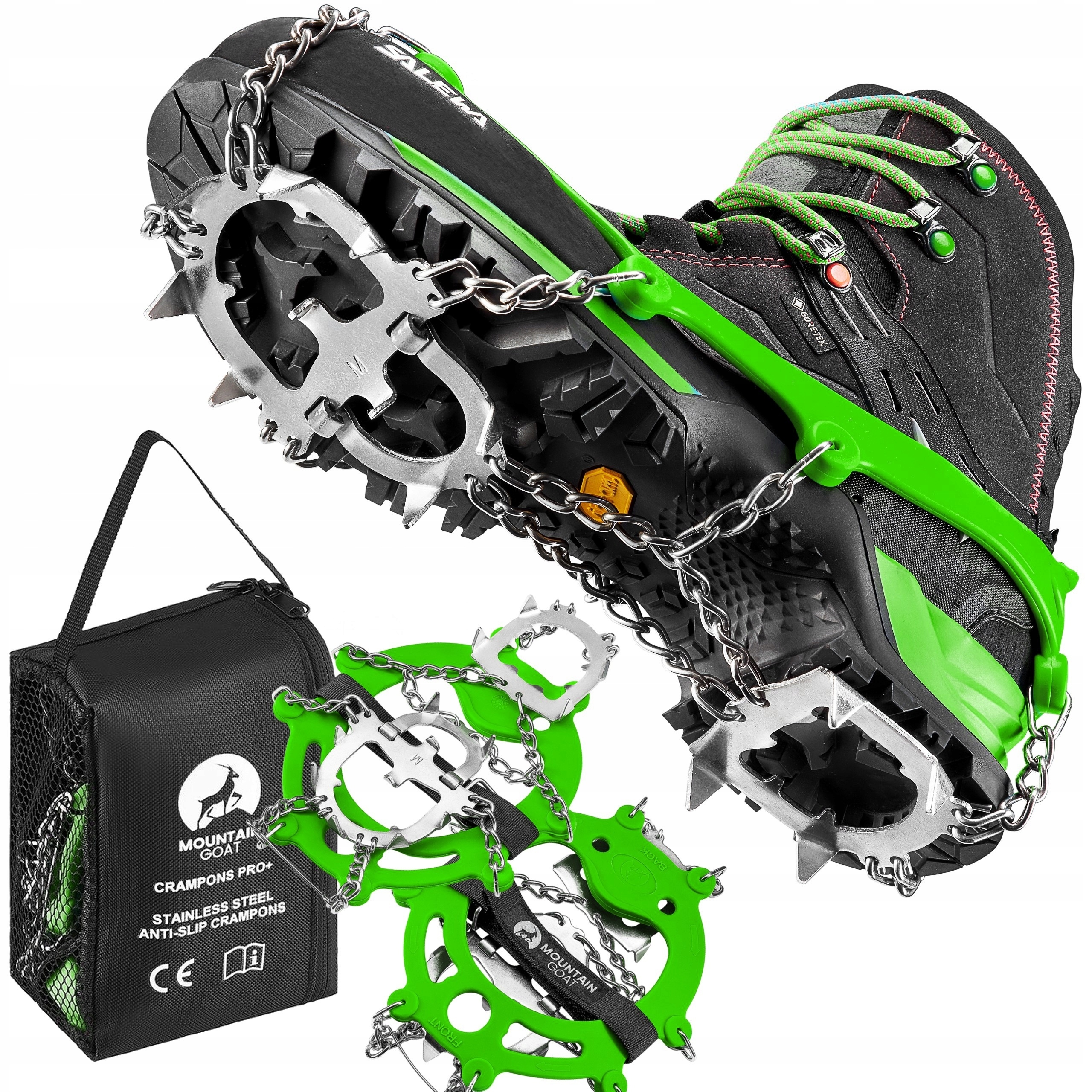 Mountain Goat raczki turystyczne XL 44-46 zielony