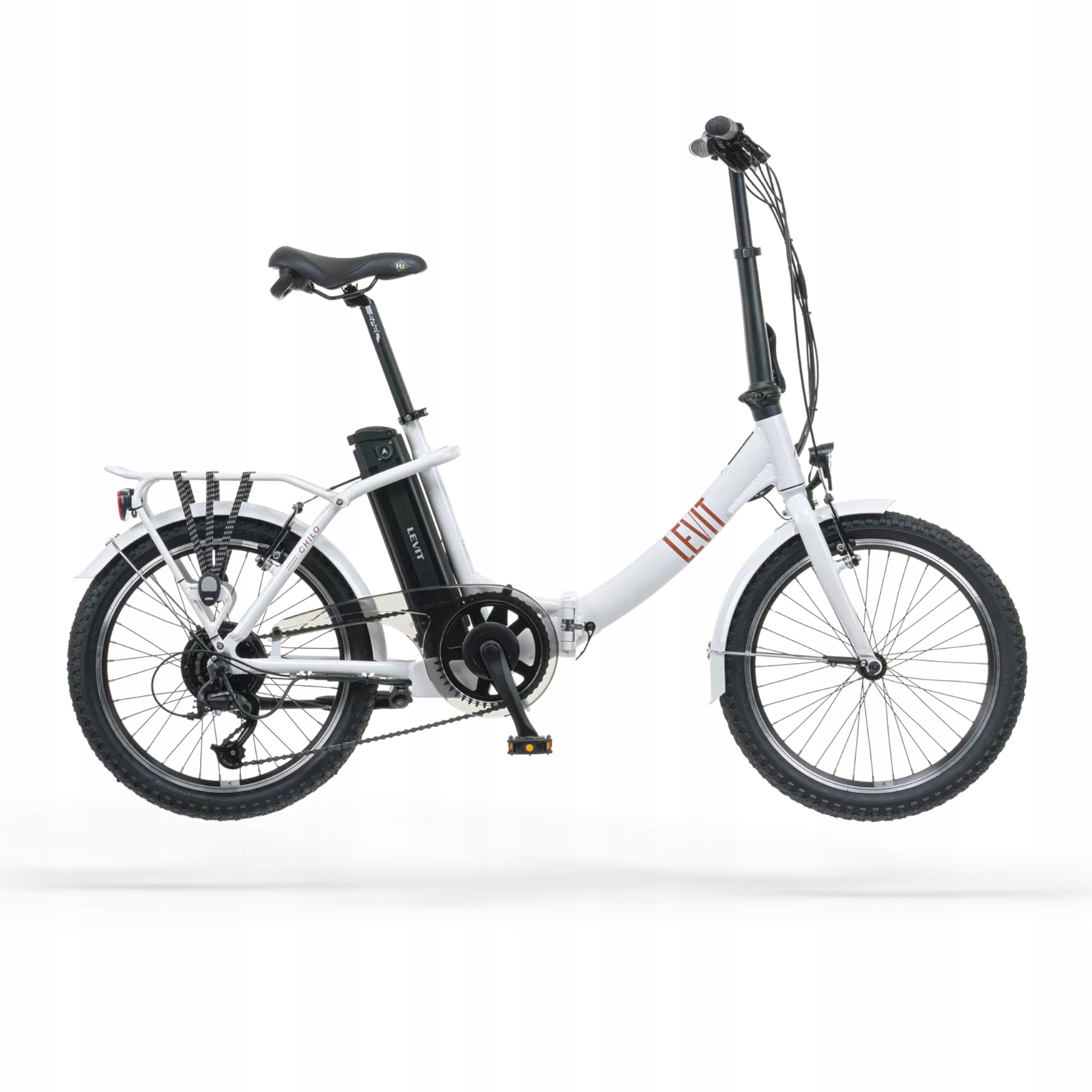 Велосипед електричний LEVIT CHILO 3 - складаний, білий 90