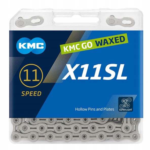 Řetěz na kolo 11-rz Kmc X11SL 118L waxed