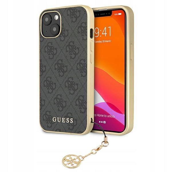 

Etui z logo Guess do iPhone 13, case pokrowiec