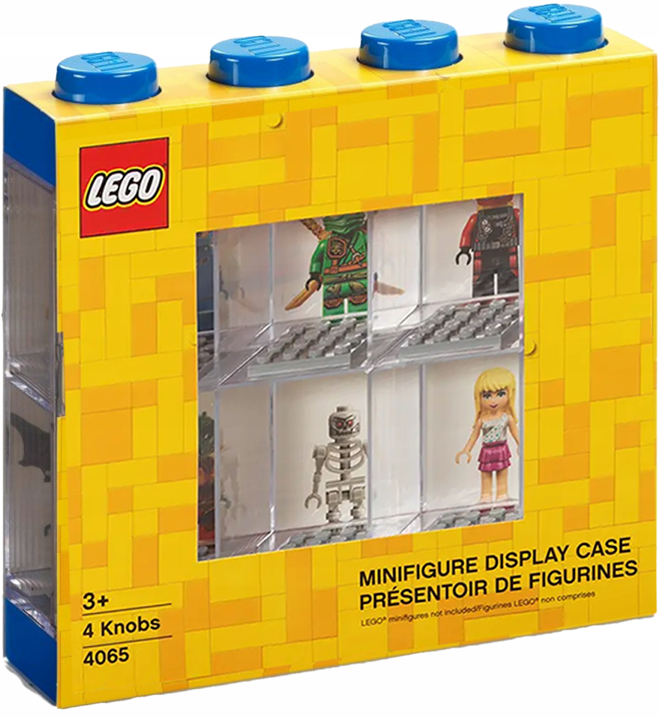 Vitrína Na Kolekci Lego Modrá Skříňka Pro 8 Minifigurek 4065