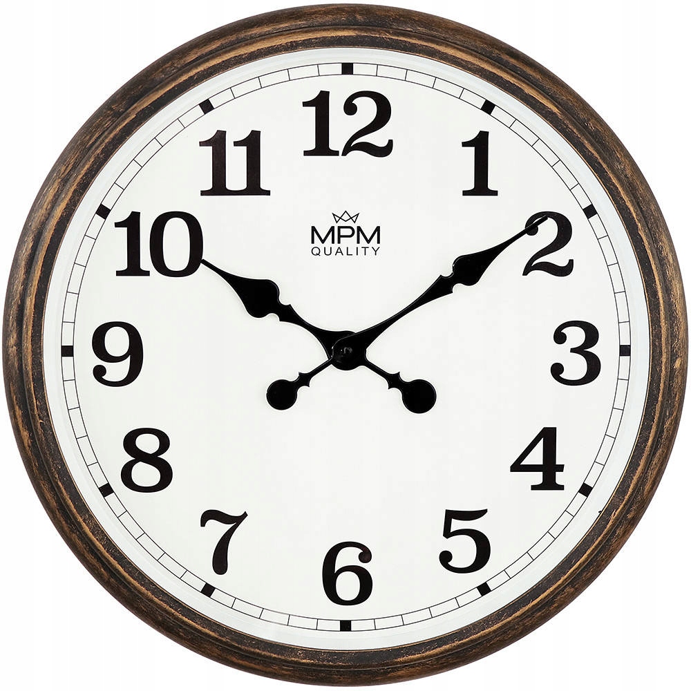 Velké Retro Nástěnné Hodiny Mpm E01.4230.50 41 cm