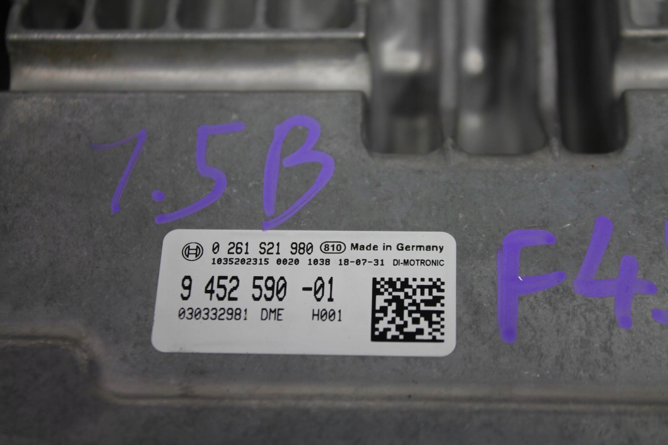 computer Motore 9452590 BMW F45 F46 218i 14