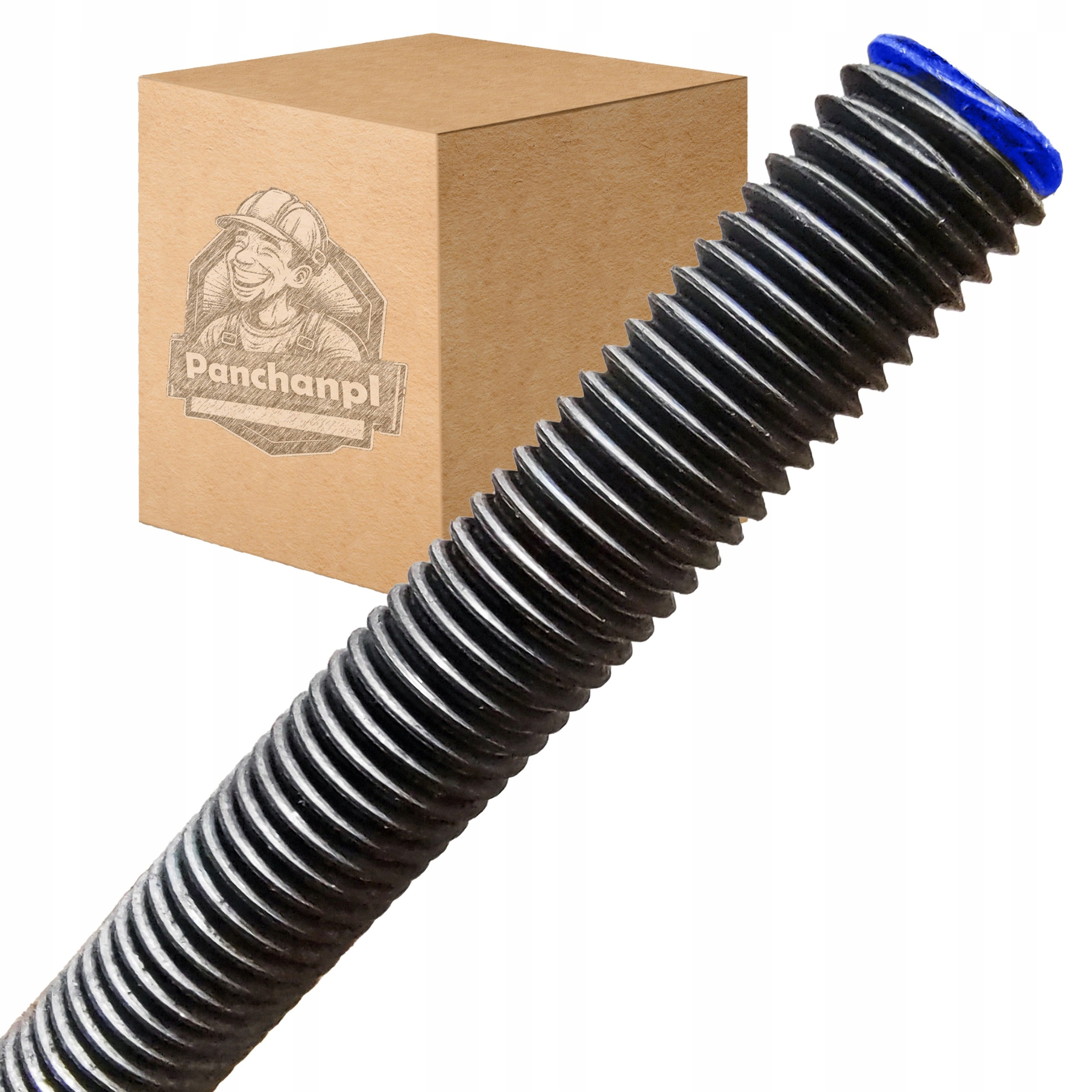 Závitová tyč s kolíkem M24 1 Ks Din 975 kl. 10.9 černá 1000 mm PanChan