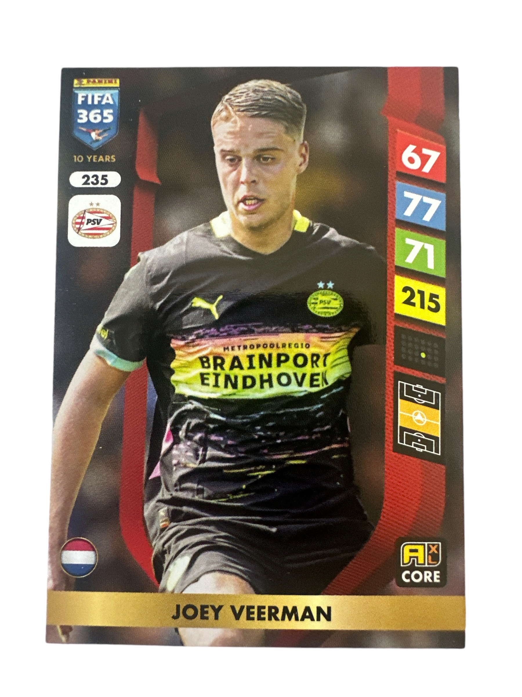 Fifa 365 2025 Adrenalyn XL Panini Core Psv Eindhoven Nr 235 Veerman