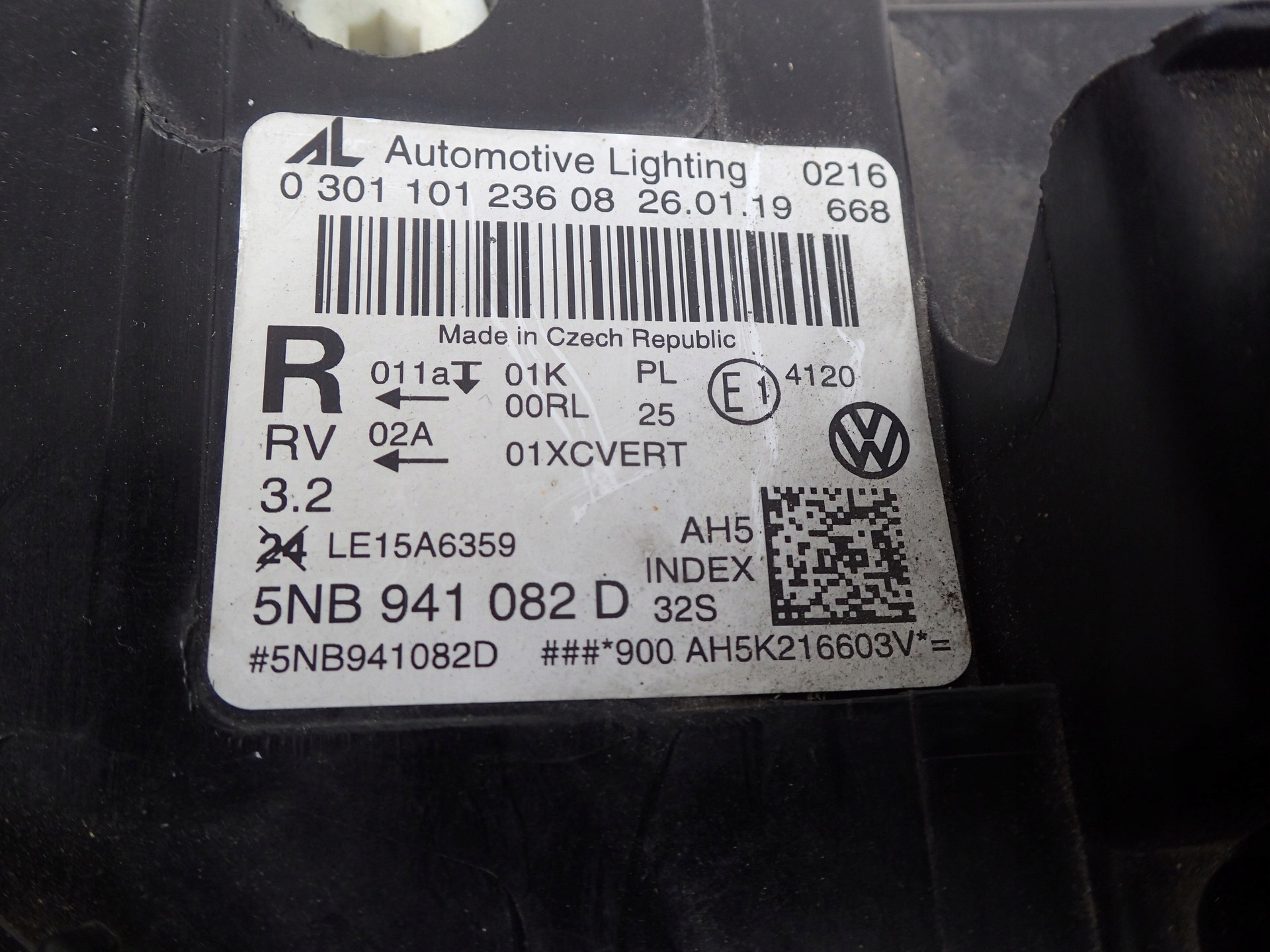 light right FULL LED VW TIGUAN 2 II 5NA 5NB941082D