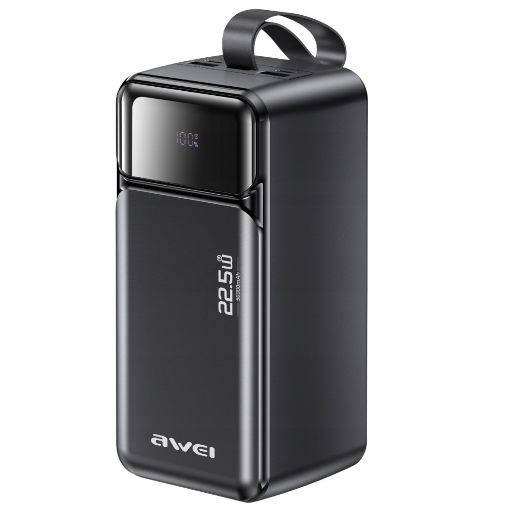 Powerbanka Awei PA-106 50000mAh 22,5W Pd 3xUSB-C černá