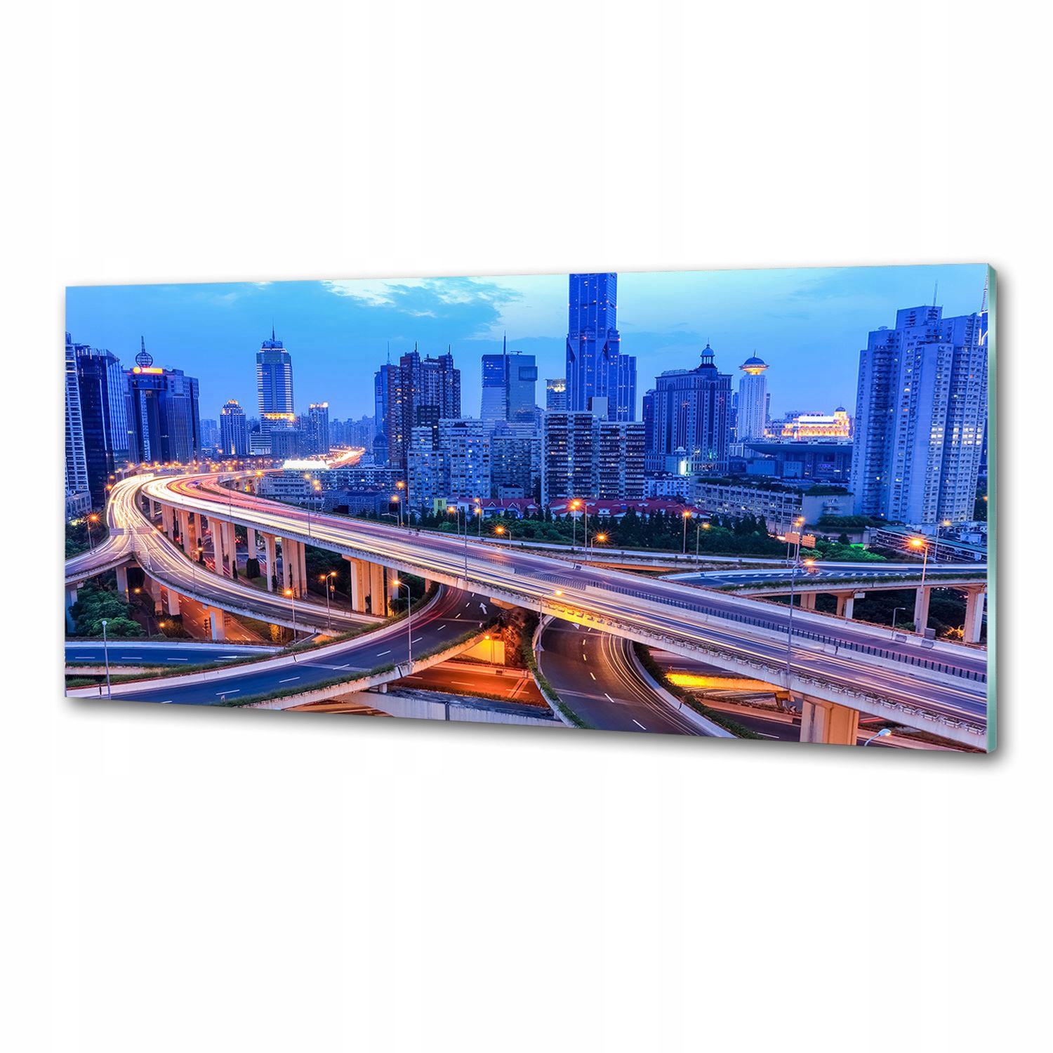 Skleněný panel do kuchyně Wiadukt 125 x 50 cm Lepidlo