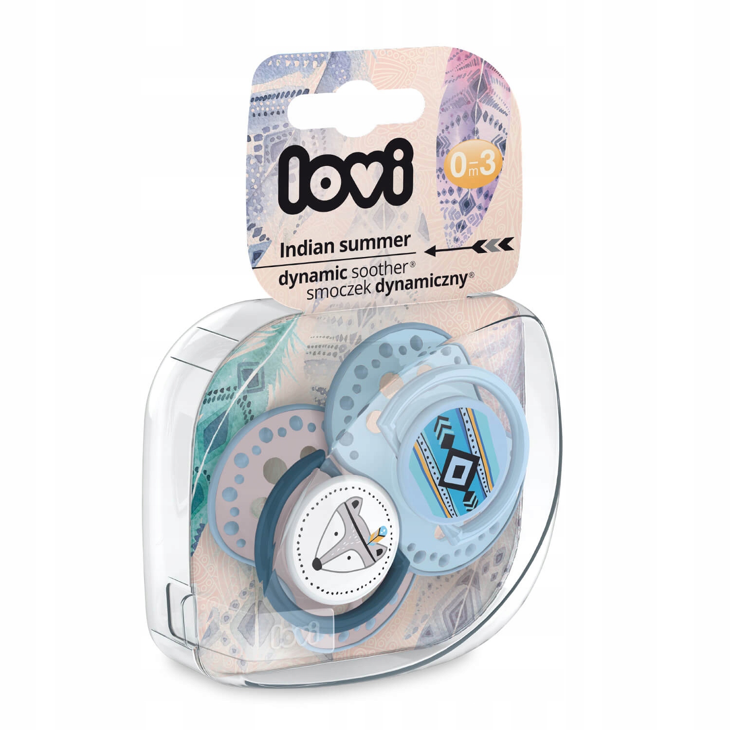 LOVI SMOCZEK DYNAMICZNY ORTODONTYCZNY 2 SZT 0-3 m Rodzaj dynamiczny