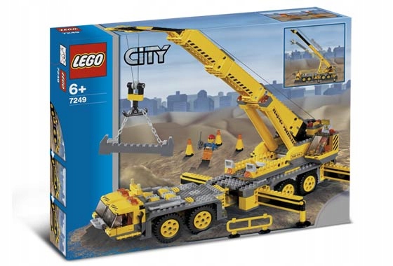 LEGO CITY 7249 Кран Кран Строение Колодки