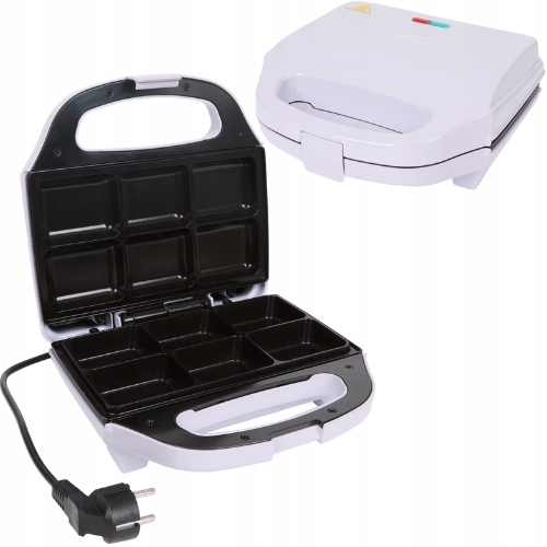 Opiekacz Do Wypieków Ciastek 750W Fioletowy Nieprzywierająca Powłoka