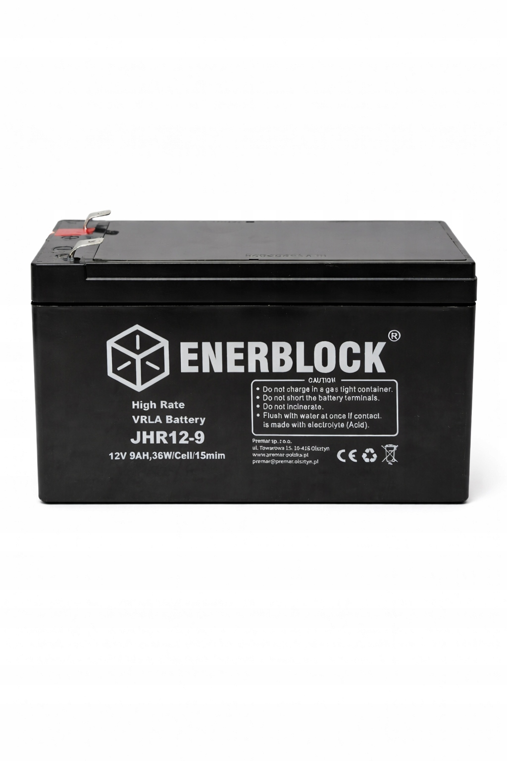 Akumulátor Js Agm Jhr 12V 9Ah HR1234 Alarm Ups Sonda Koloběžka High Rate