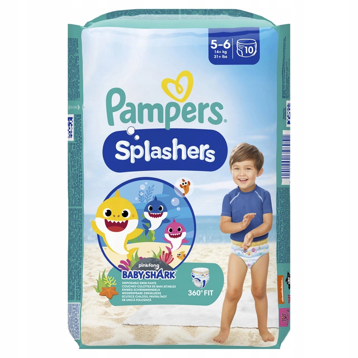 Pampers Splashers Pieluszki do kąpieli 5-6 14+ kg