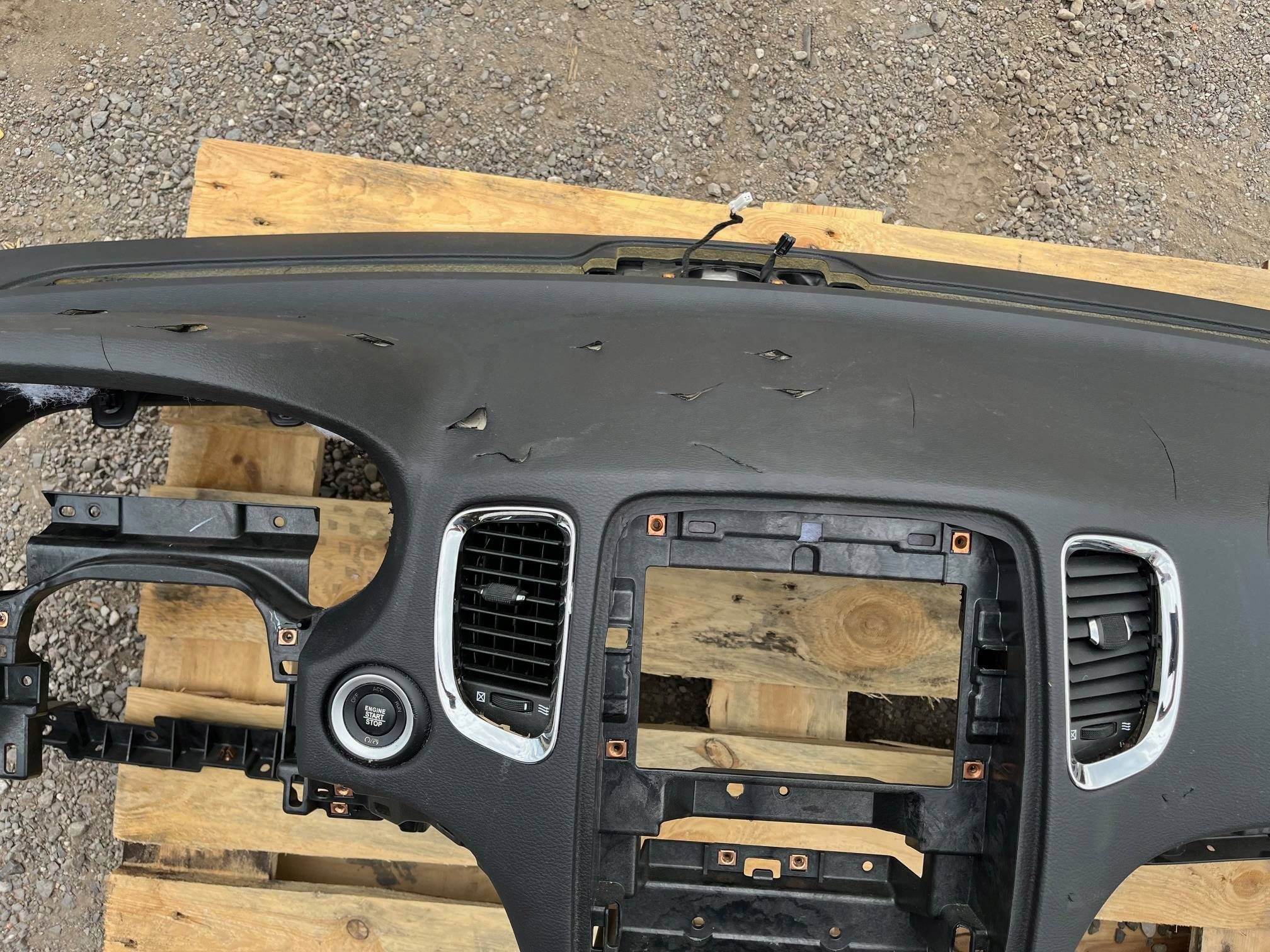 dashboard instrument panel console airbag powietrzna airbag Dodge Durango 2016