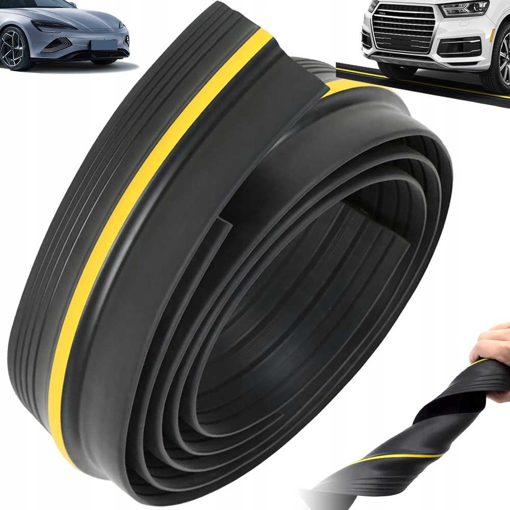 Černá Garážová Těsnění, Práh Pro Bránu, Výstražný Pásek, Guma 6 M