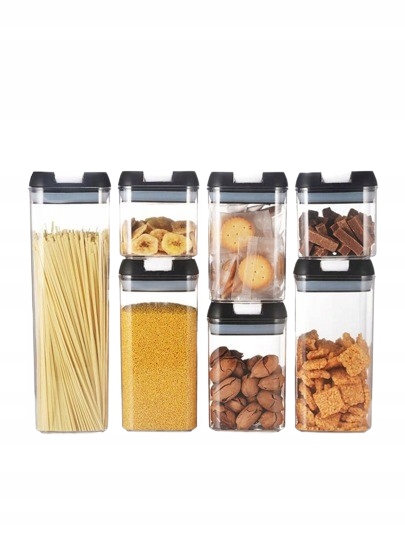 Uzamykatelné Nádoby Na Skladování 4 Kusů V7F