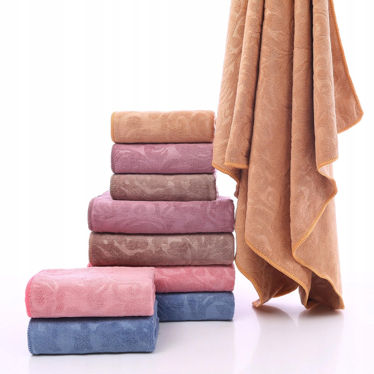 BEŻOWY RĘCZNIK KĄPIELOWY 50x100 Pieknesny_pl jakość modna Marka Cotton world