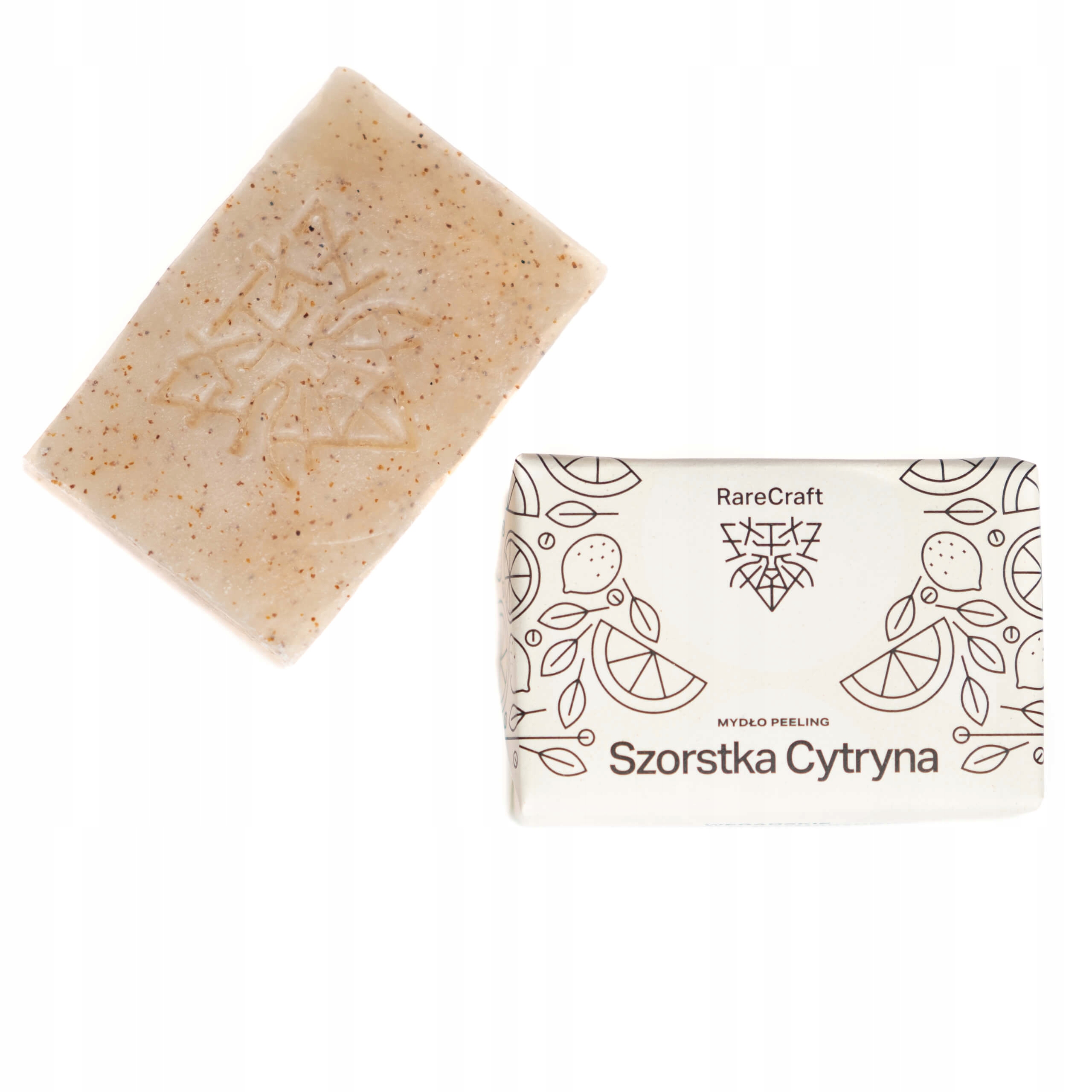 

RareCraft naturalne mydło Peeling Szorstka Cytryna