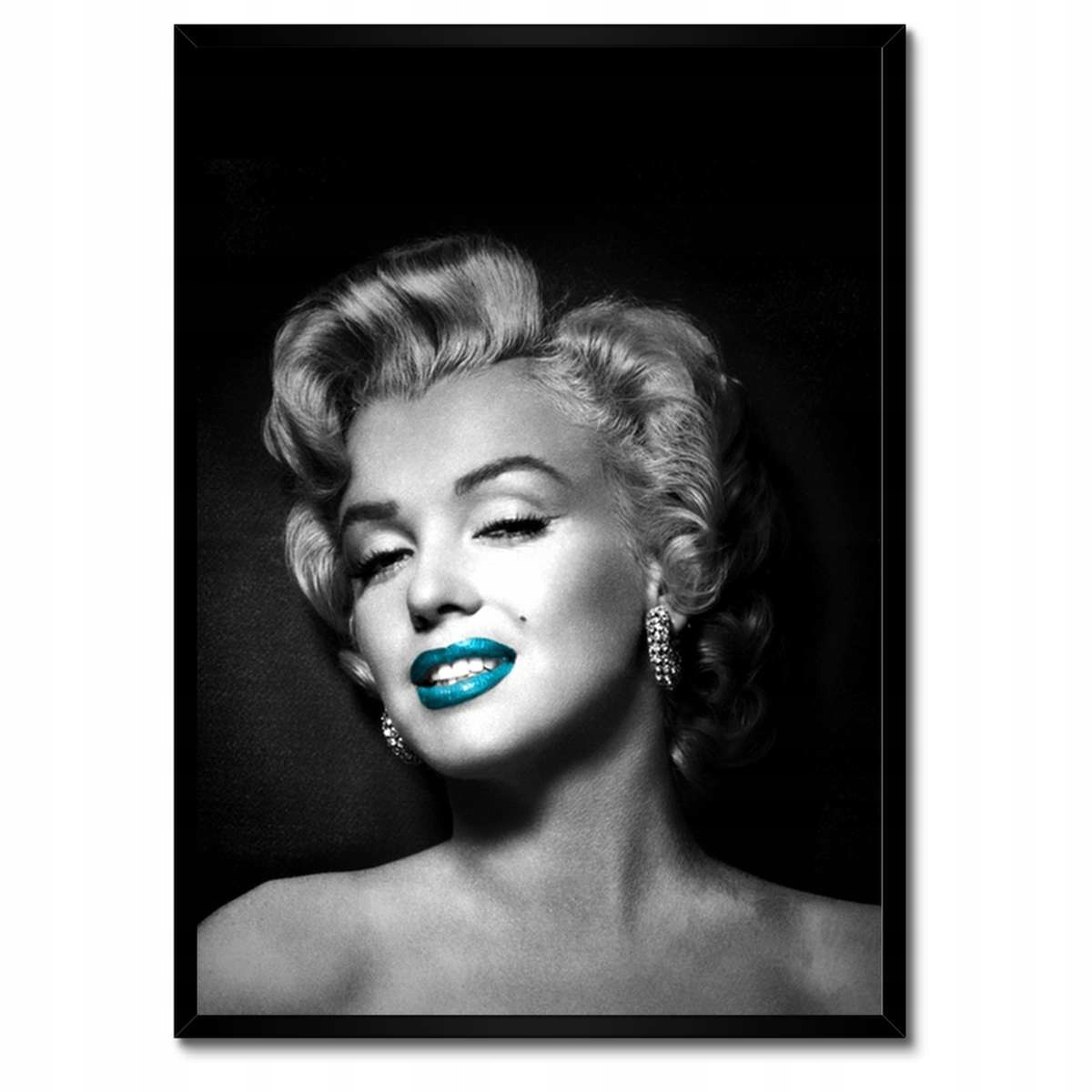 Plakáty v rámu 50x70 Marilyn Monroe s ústy