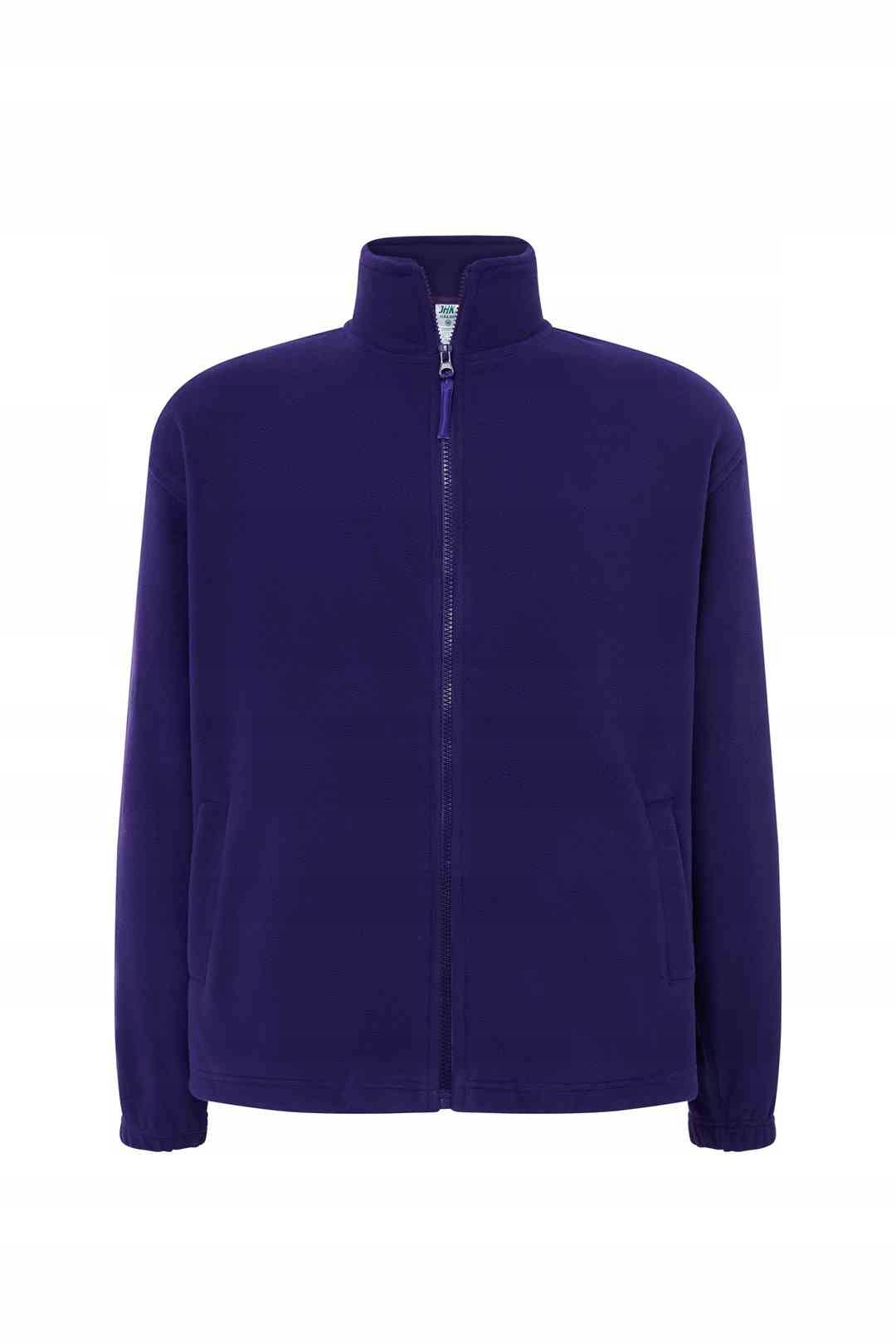 Teplá pánská fleecová mikina mikina fleecová Jhk Fialová XXL