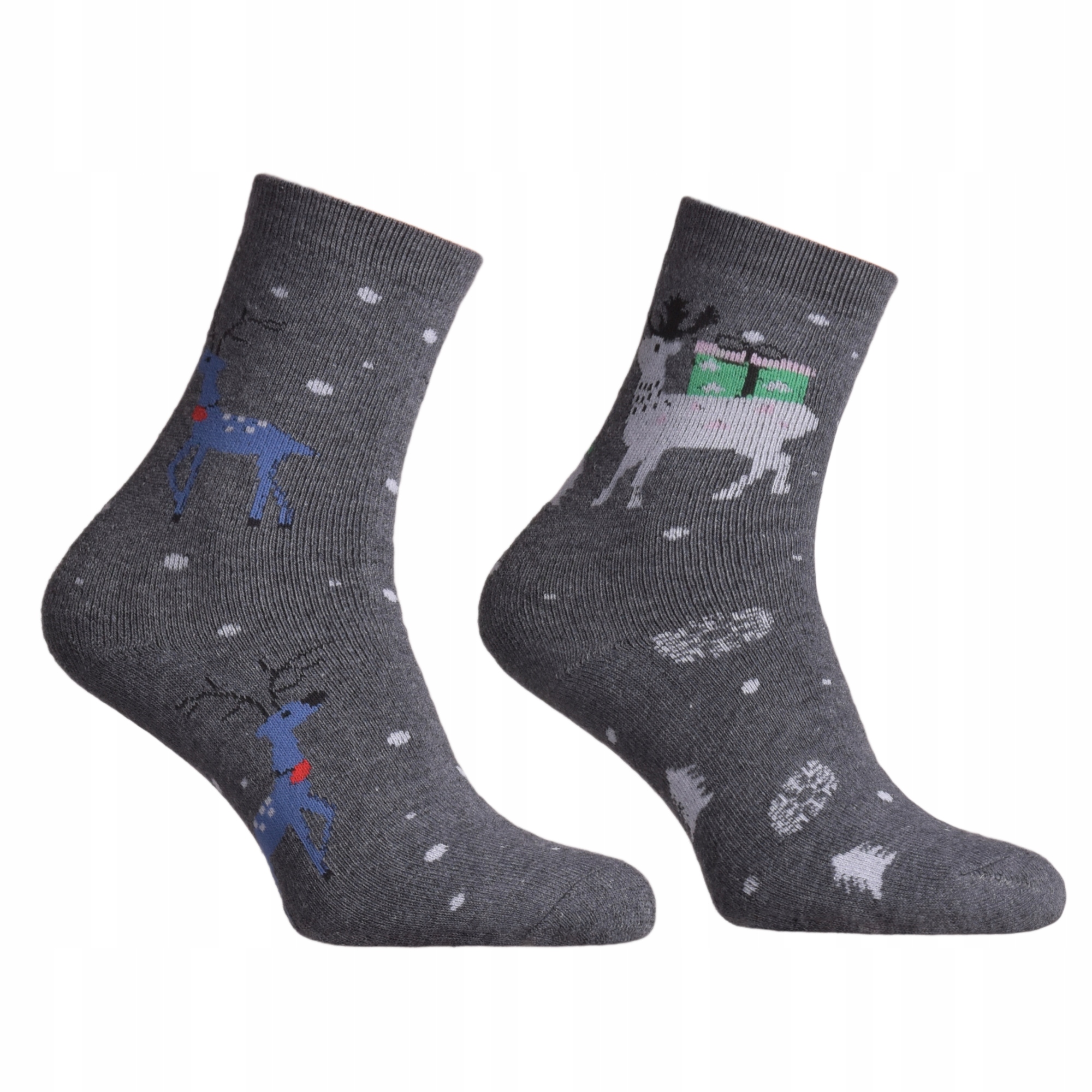 

2 pak skarpety damskie frota ciepłe wzór6 35/38