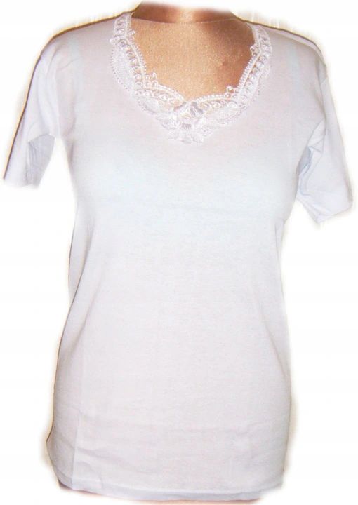PODKOSZULEK T-SHIRT BIAŁY KORONK podkoszulki podkoszulka BAWEŁN r.3XL szt.2