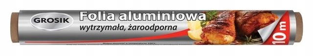 

Folia aluminiowa długość 10m Grosik