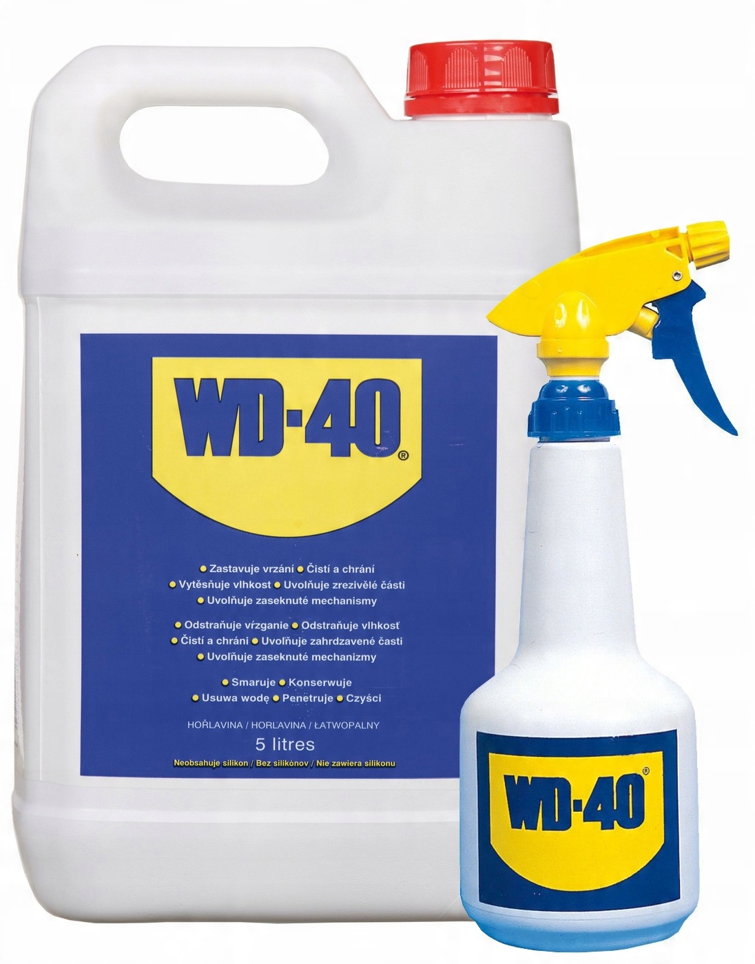 

WD-40 Preparat Wielofunkcyjny 5L Rozpylacz 500ml