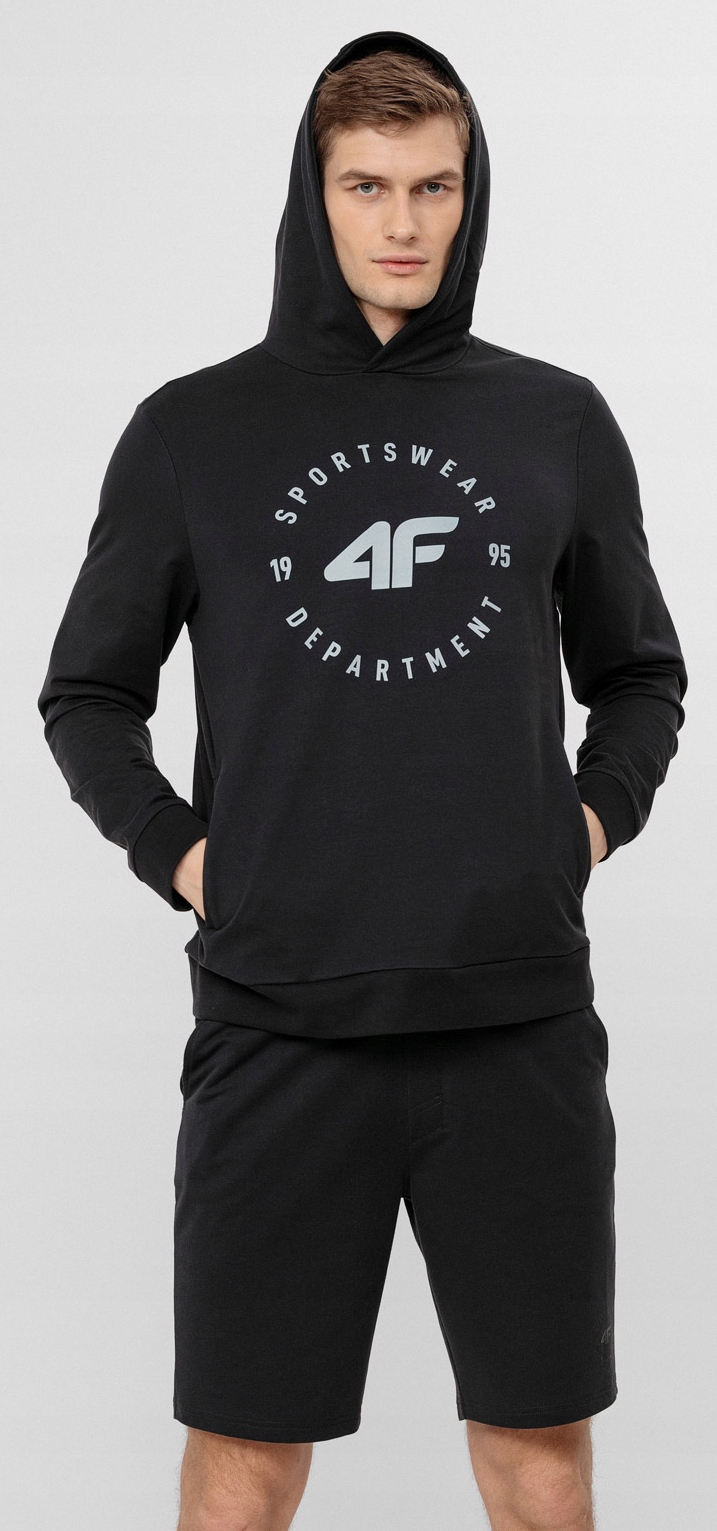 BLUZA MĘSKA 4F SPORTOWA Z KAPTUREM DRESOWA L Marka 4F