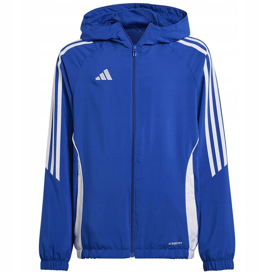 Kurtka adidas Tiro 24 Windbreaker Jr IM8794 Niebieski, 176 CM