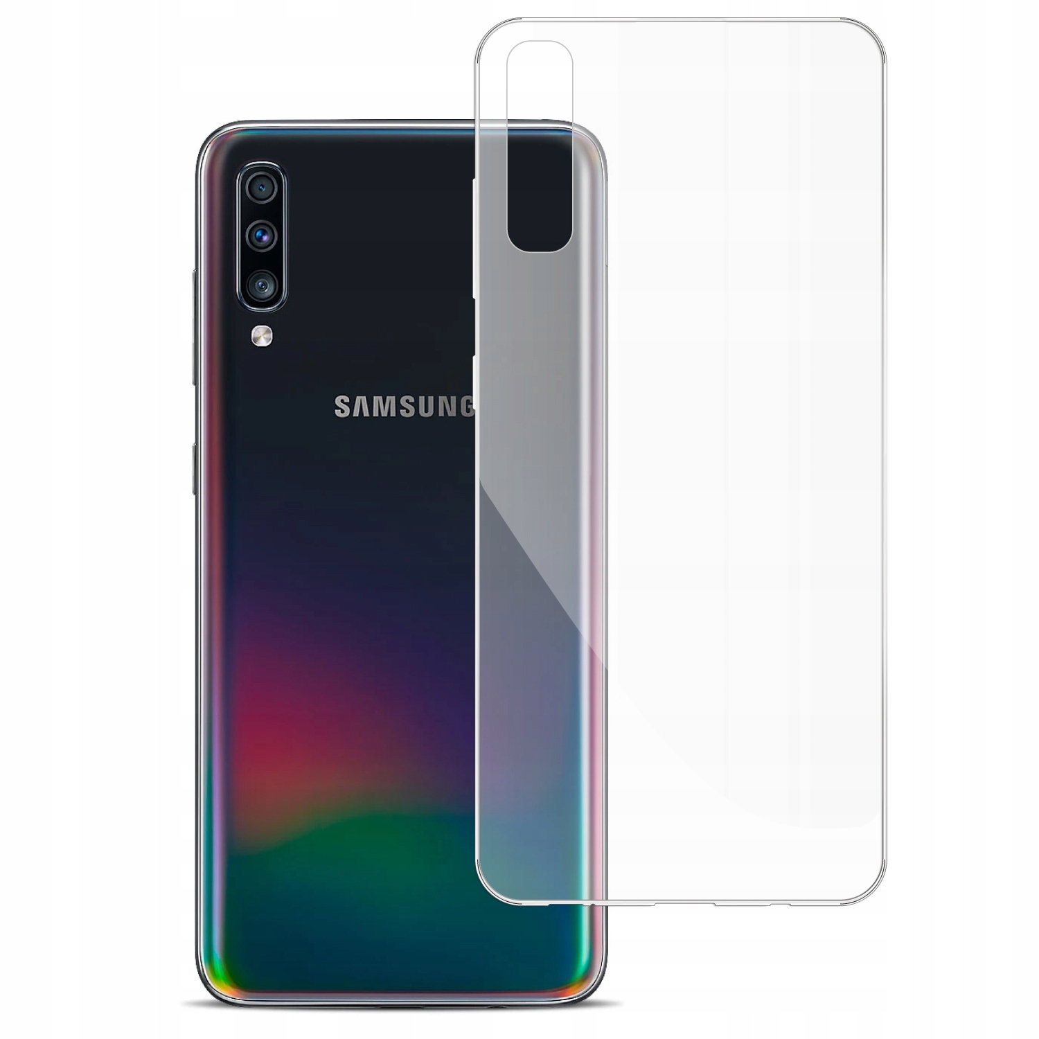 

Etui do Samsung A70 gumowe Slim Clear View