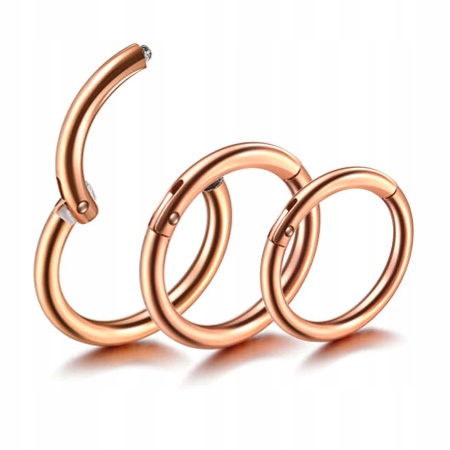 

Kółko Segment Rose Gold Clicker Stal 316L 1,2/10
