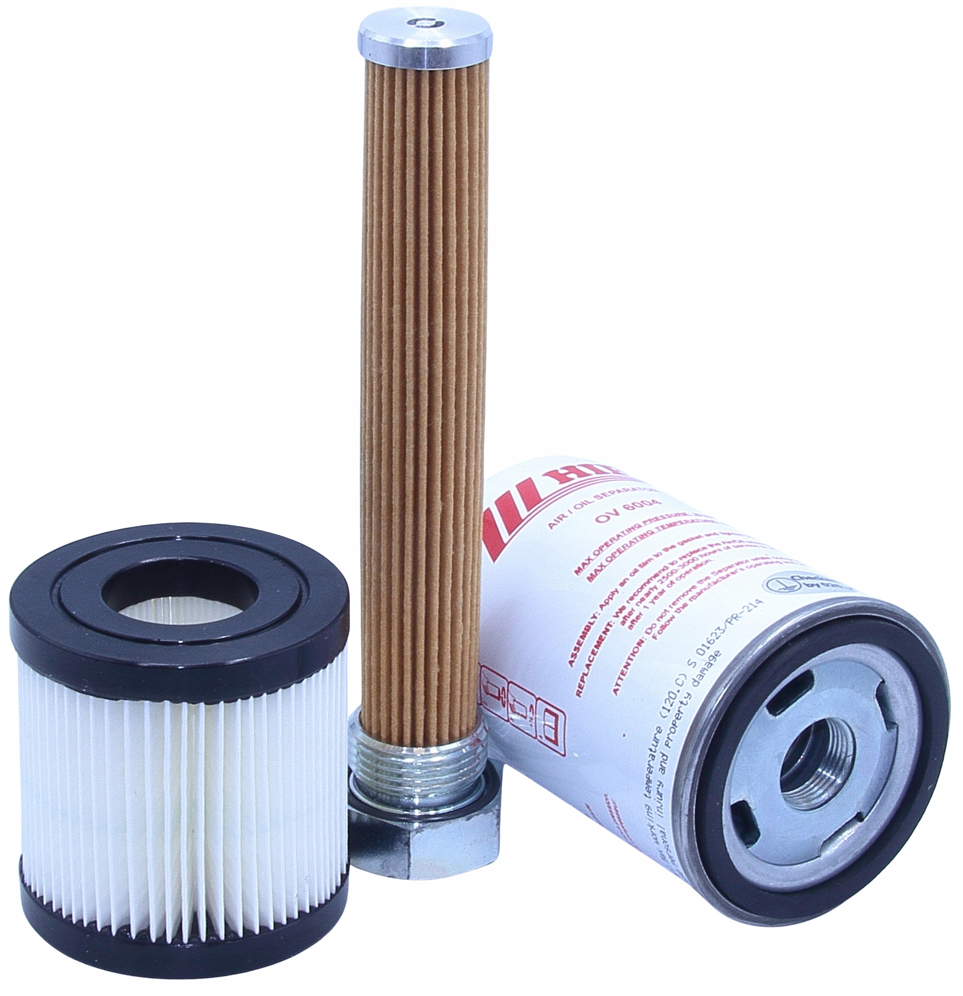 Filtry kompresorů Nuair Cube SD5, Cube SD7, Cube SD10, Fini