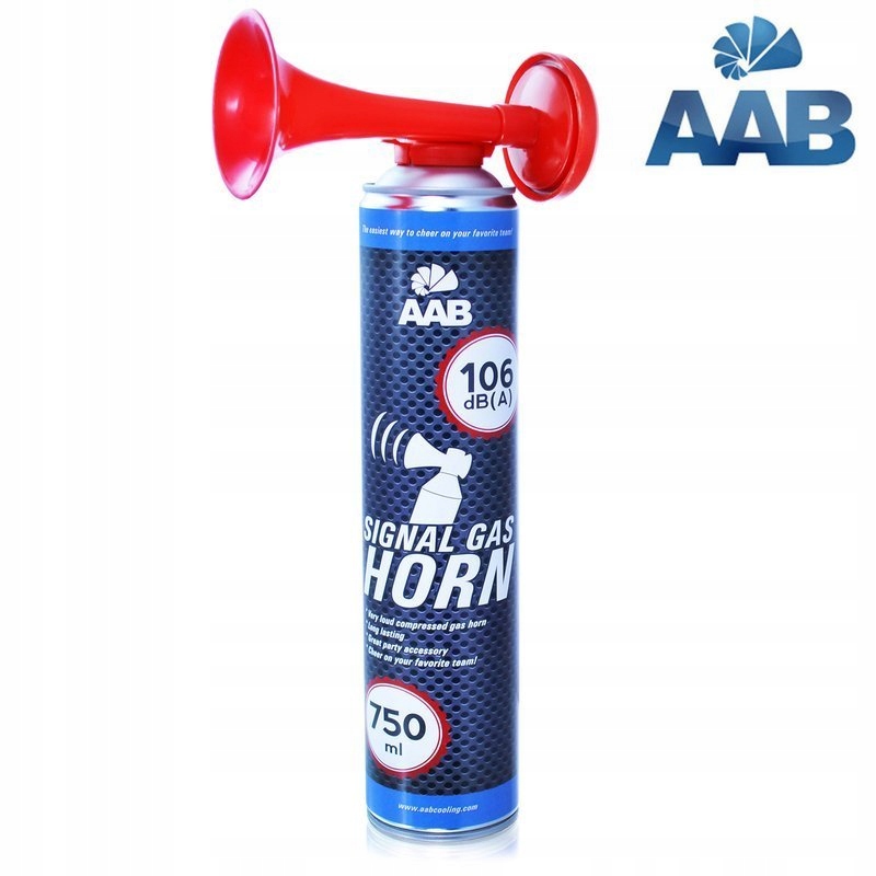 AAB TRĄBKA-KIBICA NA POWIETRZE FANFARA 750ml 106dB EAN (GTIN) 5907678900296