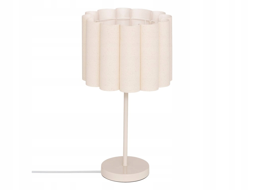 Stolní lampa Rona s textilním stínidlem, výška 49 cm