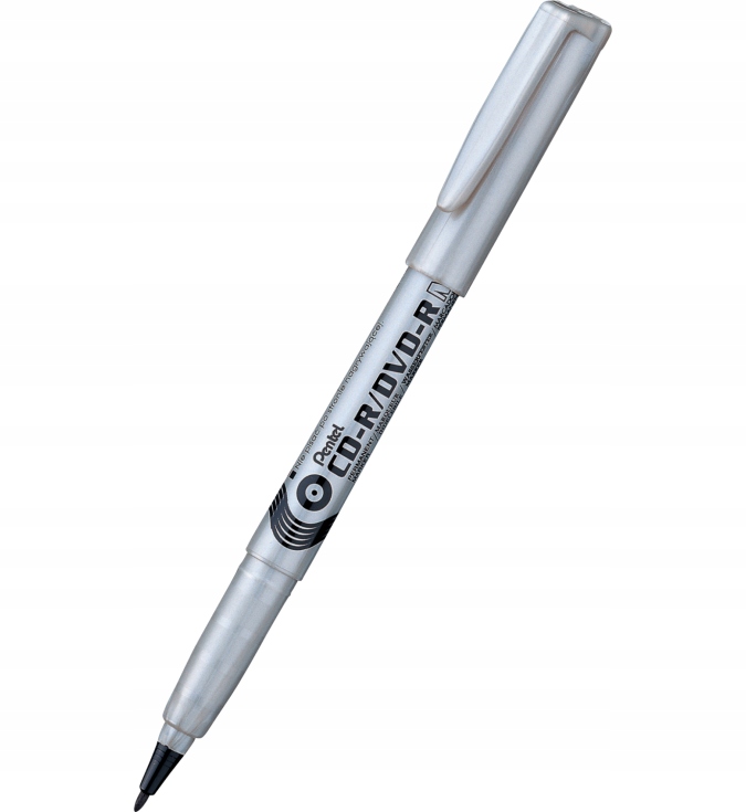 Marker do płyt CD/DVD Pentel NMS51 czarny okr.
