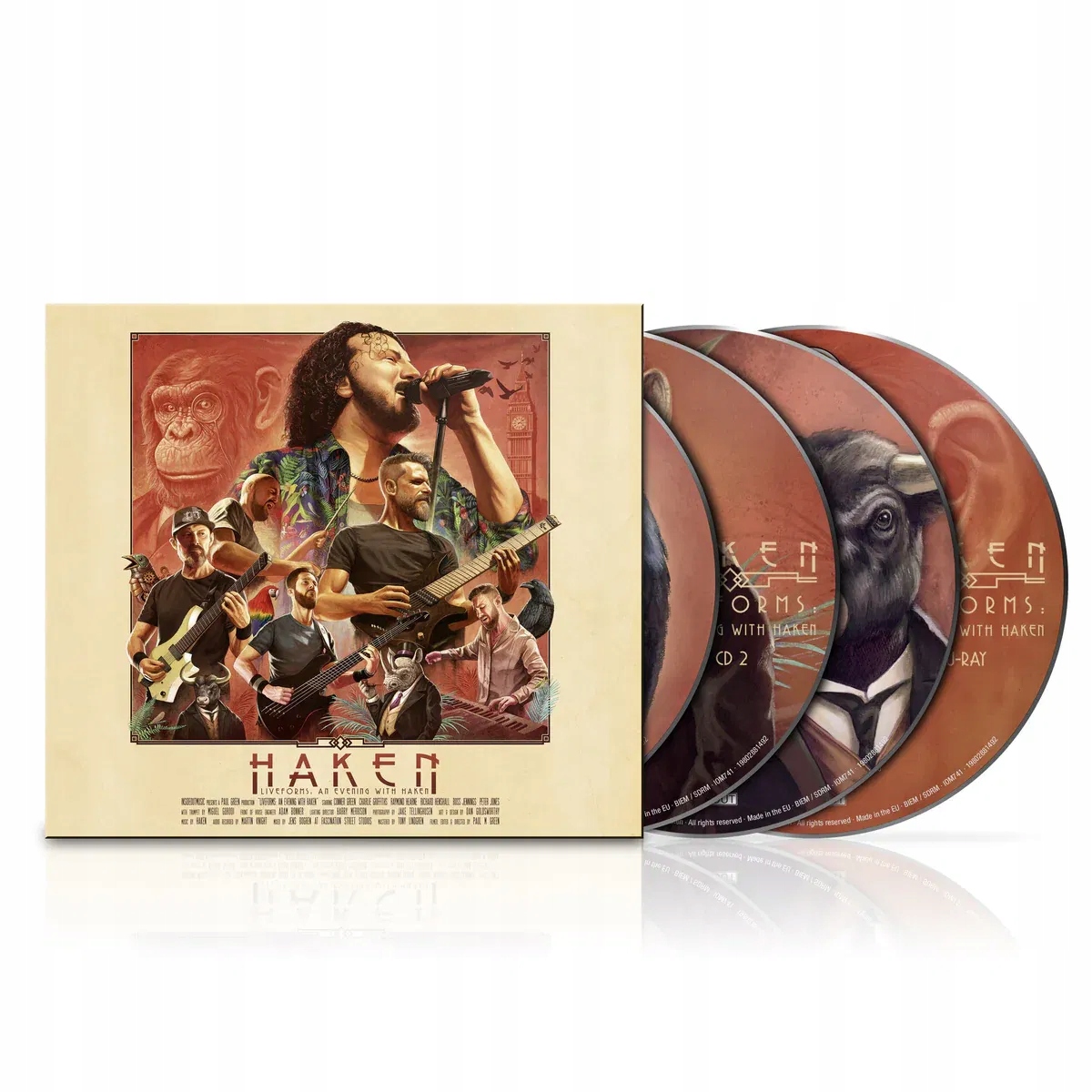 Haken: Liveforms: An Evening With Haken (Limited Edition) 3CD+Blu-ray