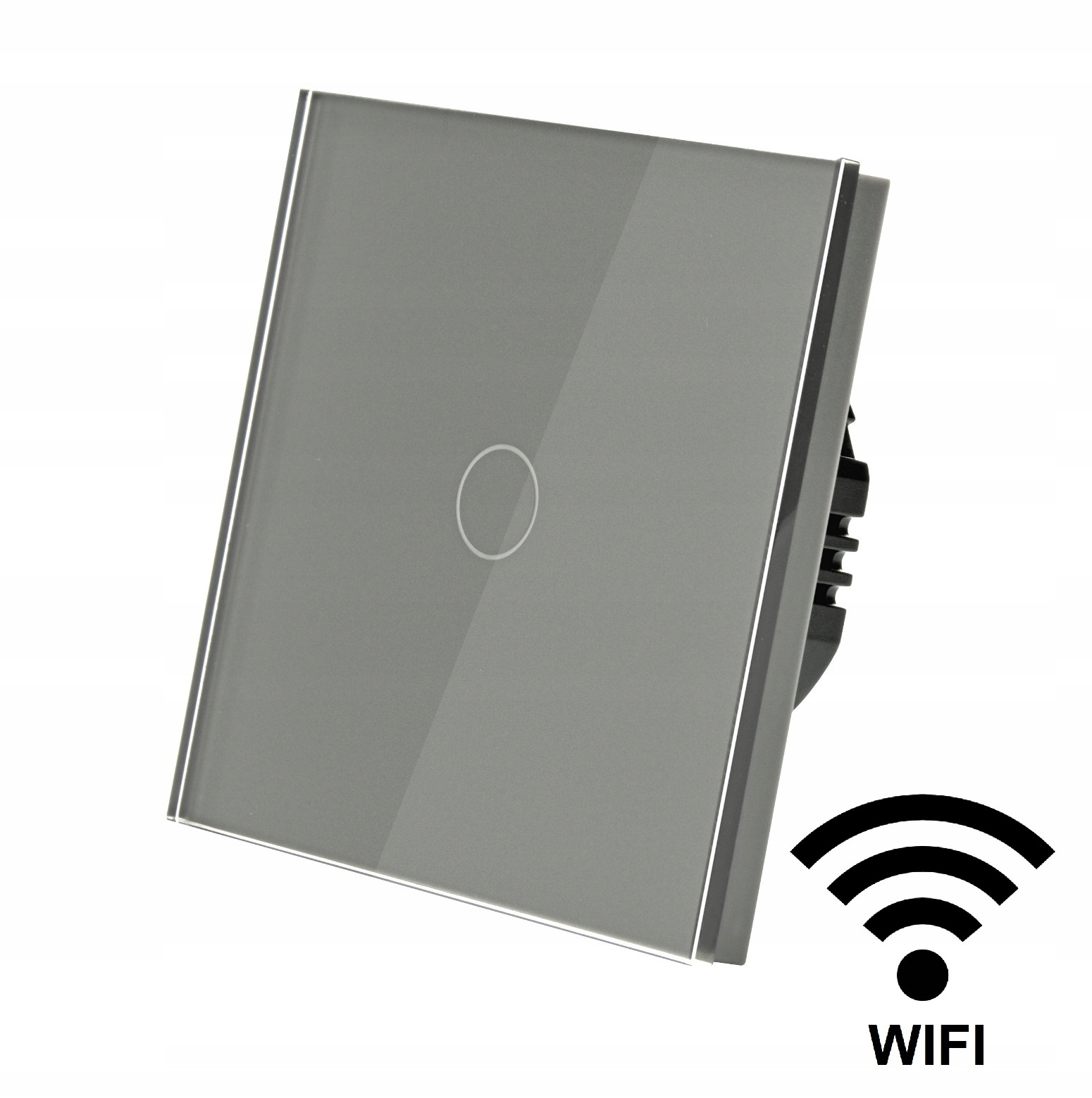 

Włącznik Dotykowy Pojedynczy Szary Wifi Smart Life