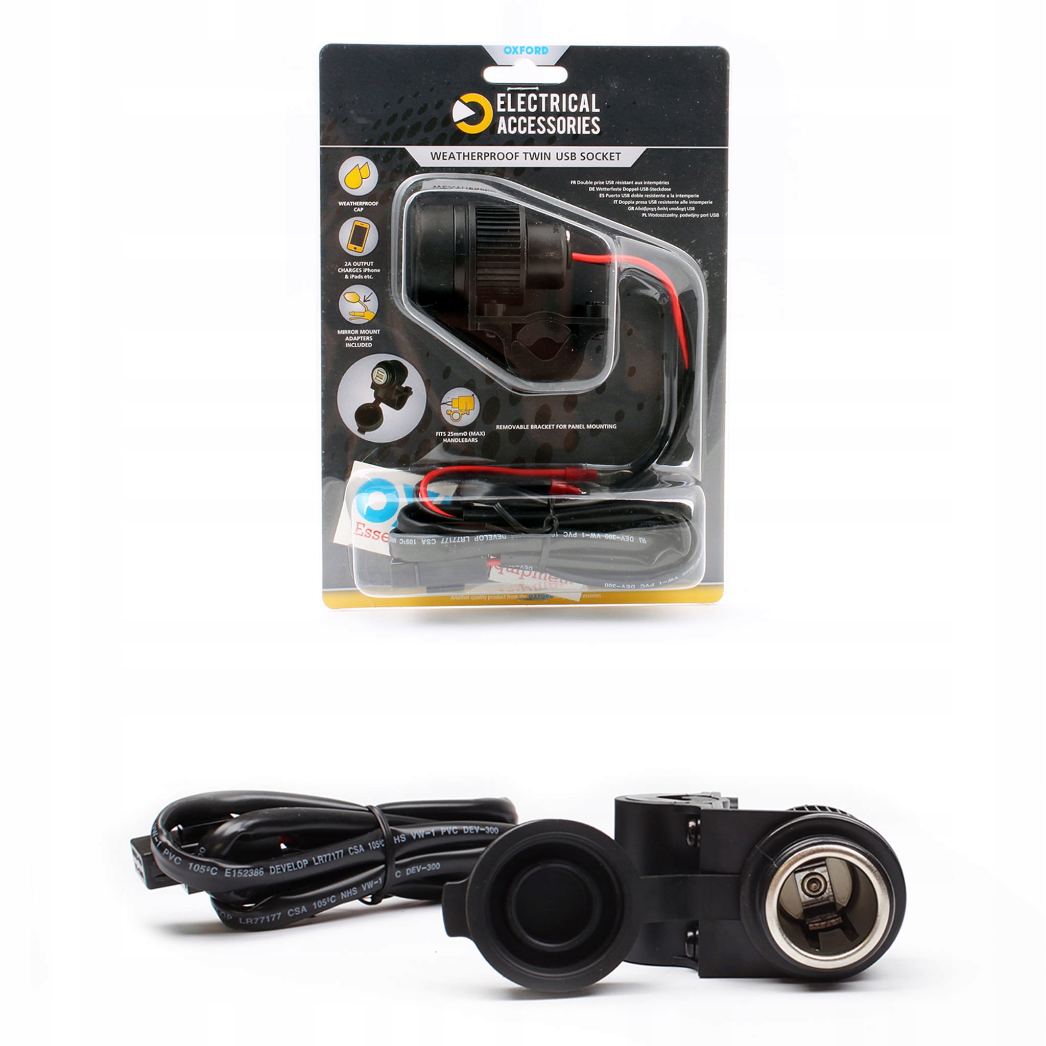 OXFORD GNIAZDO ZAPALNICZKI 12V WEJŚCIE STANDARDOWE EL101 Producent Oxford