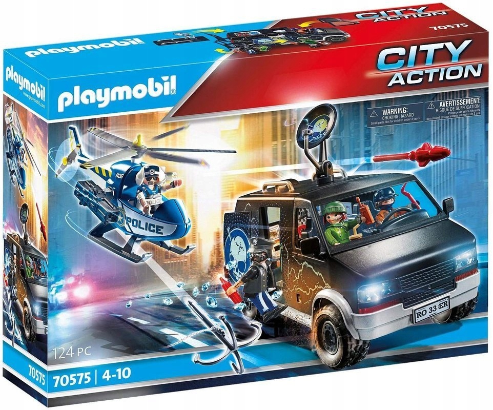 Playmobil Pościg za uciekającym samochodem 70575